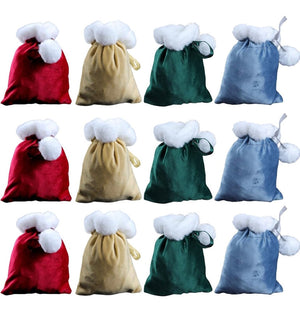 Open image in slideshow, Personalised Santa Pick &amp; Mix Filled Velvet Sack
